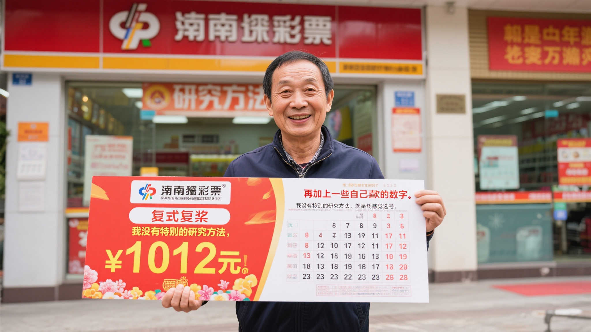 这位来自南方城市的中奖者是一位有着十多年