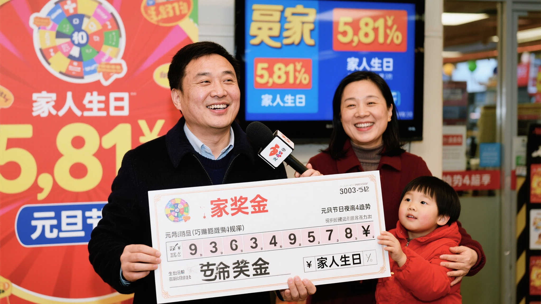 元旦惊喜:男子凭家人生日号码揽获大乐透781万 元旦惊喜:男子凭家人生日号码揽获大乐透781万